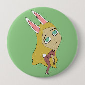 chibi bunnygirl ronde button 4,0 cm (Voorkant)