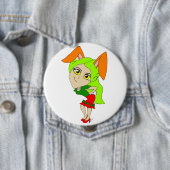 chibi bunnygirl ronde button 4,0 cm (In situ)