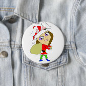 chibi bunnygirl ronde button 4,0 cm (In situ)