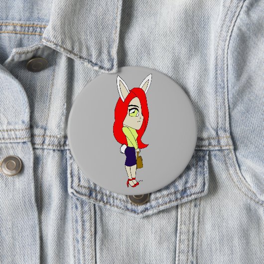 chibi bunnygirl ronde button 4,0 cm (In situ)