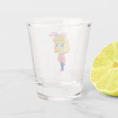 chibi bunnygirl shot glas (Achterkant)