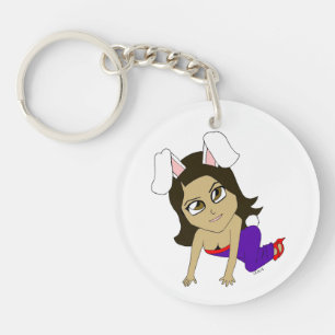 chibi bunnygirl sleutelhanger