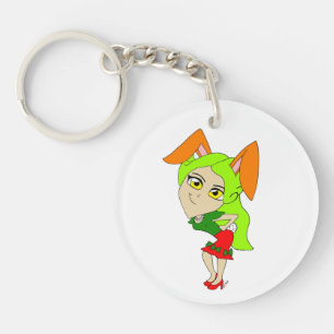 chibi bunnygirl   sleutelhanger