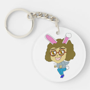 chibi bunnygirl sleutelhanger