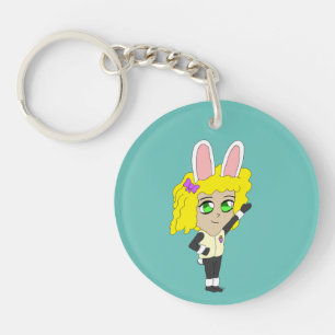 chibi bunnygirl sleutelhanger