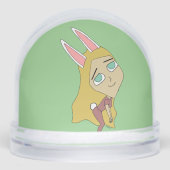 chibi bunnygirl sneeuwbol (Voorkant)