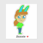 chibi bunnygirl sticker (Vel)