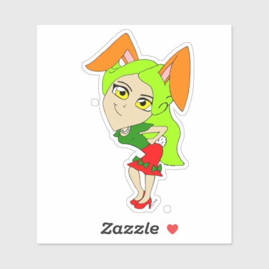 chibi bunnygirl sticker (Vel)
