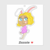 chibi bunnygirl sticker (Vel)