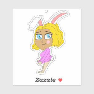 chibi bunnygirl sticker