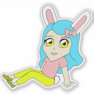 chibi bunnygirl sticker