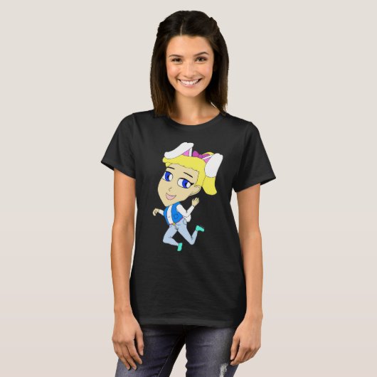 chibi bunnygirl t-shirt (Voorkant volledig)
