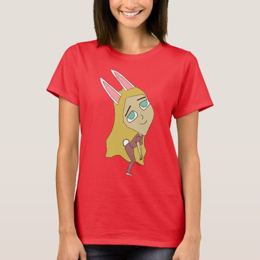 chibi bunnygirl t-shirt (Voorkant)