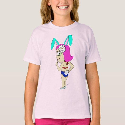 chibi bunnygirl t-shirt (Voorkant)