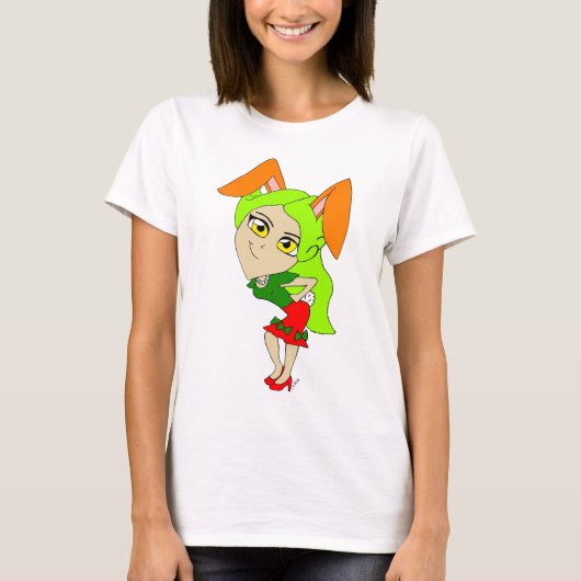 chibi bunnygirl T-shirt (Voorkant)