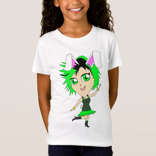chibi bunnygirl t-shirt (Voorkant)