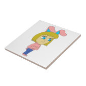 chibi bunnygirl tegeltje (Zijkant)