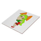 chibi bunnygirl tegeltje (Zijkant)