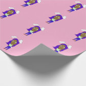 Chibi Bunnymeisje Cadeaupapier (Hoek)