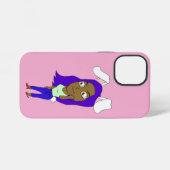Chibi Bunnymeisje iPhone Hoesje (Achterkant horizontaal)