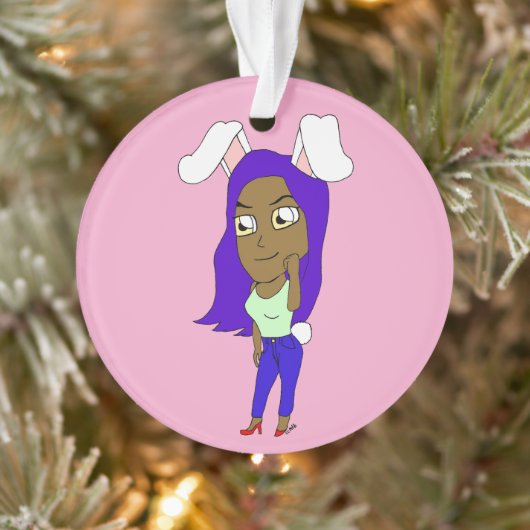 Chibi Bunnymeisje Ornament (Boom)