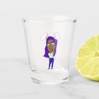 Chibi Bunnymeisje Shot Glas