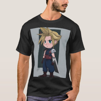 Chibi Buster‑Blade Held | Schattige krijger met st T-shirt