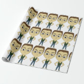 chibi cadeaupapier (Uitgerold)