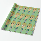 chibi cadeaupapier (Uitgerold)
