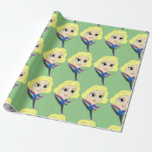 chibi cadeaupapier (Uitgerold)
