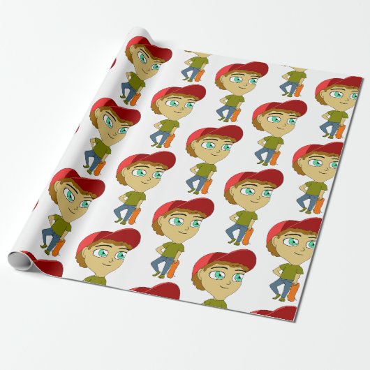 chibi cadeaupapier (Uitgerold)