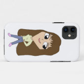chibi Case-Mate iPhone case (Achterkant (horizontaal))