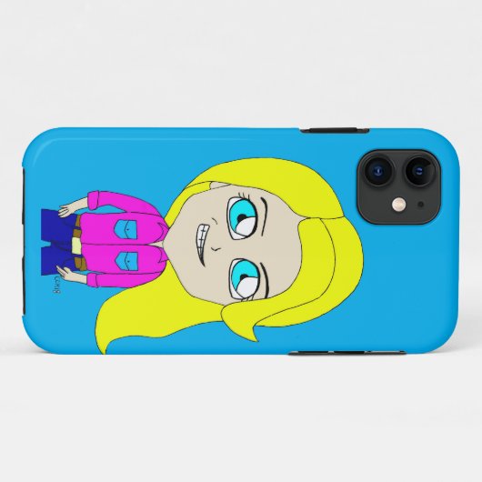 chibi Case-Mate iPhone case (Achterkant (horizontaal))