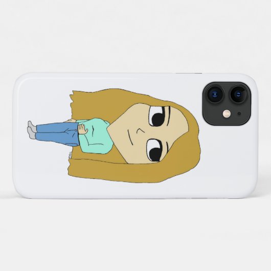 chibi Case-Mate iPhone case (Achterkant (horizontaal))