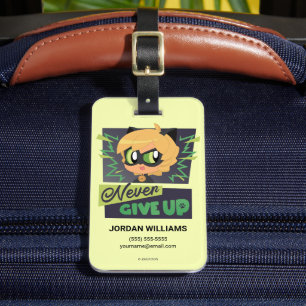 Chibi Cat Noir geeft nooit op Bagagelabel