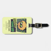 Chibi Cat Noir geeft nooit op Bagagelabel (Voorkant horizontaal)