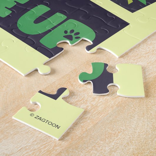 Chibi Cat Noir geeft nooit op Legpuzzel (Zijkant)