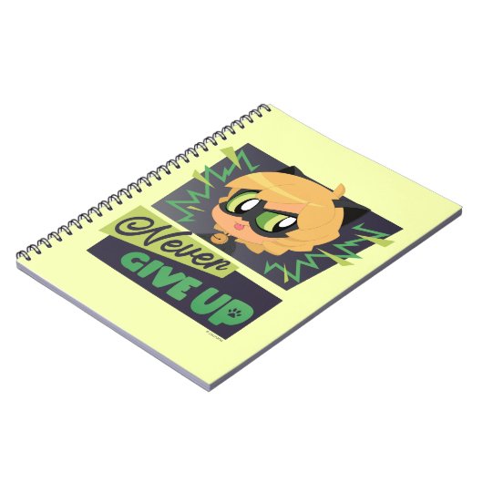 Chibi Cat Noir geeft nooit op Notitieboek (Linkerzijde)
