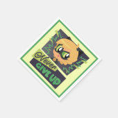 Chibi Cat Noir geeft nooit op Servet (Hoek)