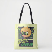 Chibi Cat Noir geeft nooit op Tote Bag (Voorkant)