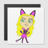 chibi catgirl (Voorkant / Achterkant)