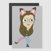 chibi catgirl (Voorkant / Achterkant)