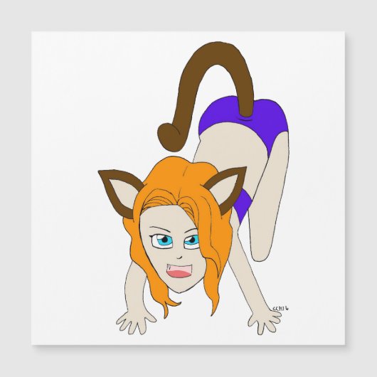 chibi catgirl (Voorkant)