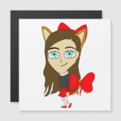 chibi catgirl (Voorkant / Achterkant)