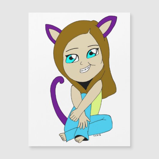 chibi catgirl (Voorkant)