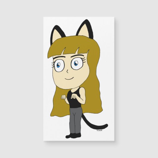 chibi catgirl (Voorkant)