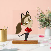 chibi catgirl acryl bord (Huwelijk)