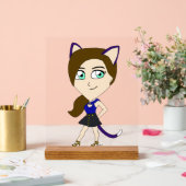 chibi catgirl acryl bord (Huwelijk)