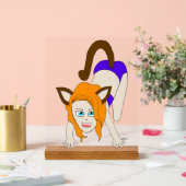 chibi catgirl acryl bord (Huwelijk)