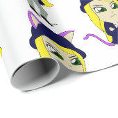 chibi catgirl cadeaupapier (Rol Hoek)